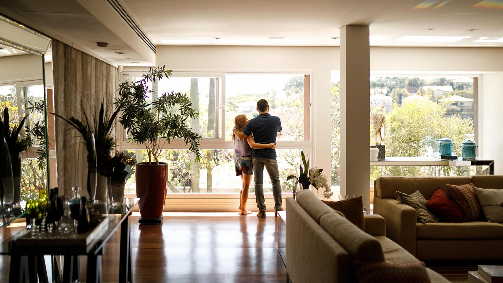 Image of couple in a home